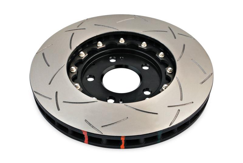 DBA 03-05 Evo 8/9 Front Slotted 5000 Series 2 Piece Rotor Assembled w/ Black Hat - Torque Motorsport