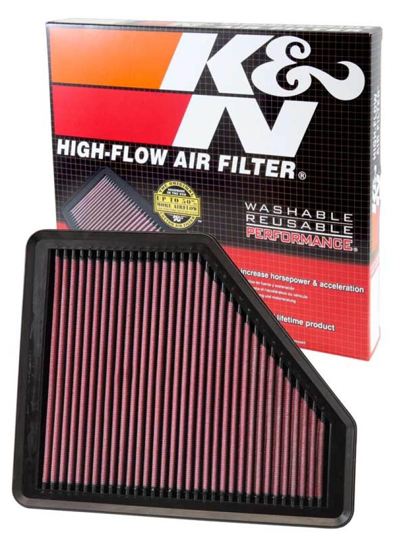 K&N Hyundai Genesis Coupe 2.0T/3.8 Drop In Air Filter - Torque Motorsport