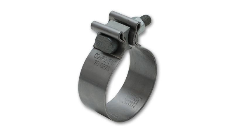 Vibrant SS Accuseal Exhaust Seal Clamp for 2.5in OD Tubing (1in wide band) - Torque Motorsport