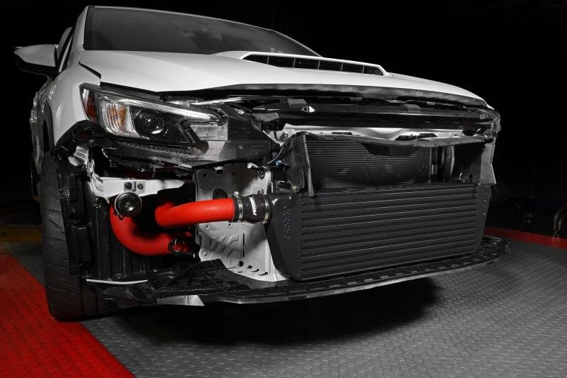 Perrin 22-23 Subaru WRX Front Mount Intercooler Kit (Red Tubes & Black Core) - Torque Motorsport