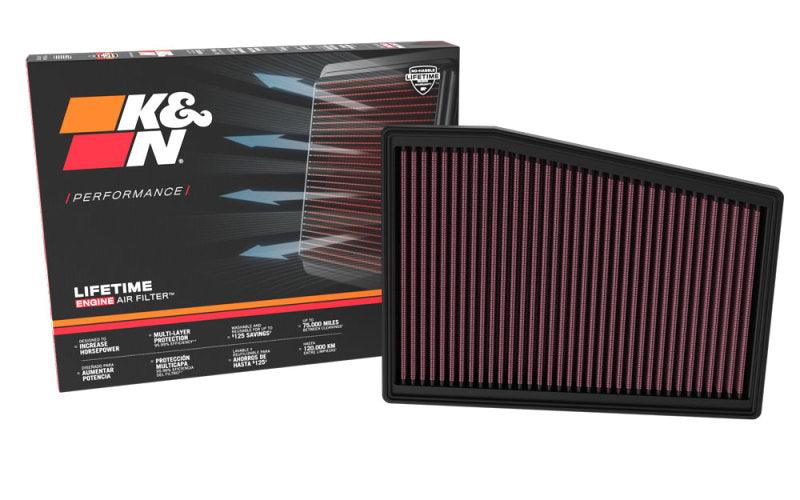 K&N 22-23 Cadillac CT5 V8-6.4L Replacement Air Filter - Torque Motorsport