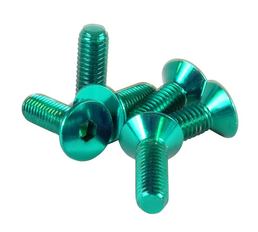 NRG Steering Wheel Screw Upgrade Kit (Conical) - Green - Torque Motorsport