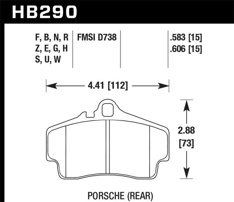 Hawk HP+ Street Brake Pads - Torque Motorsport