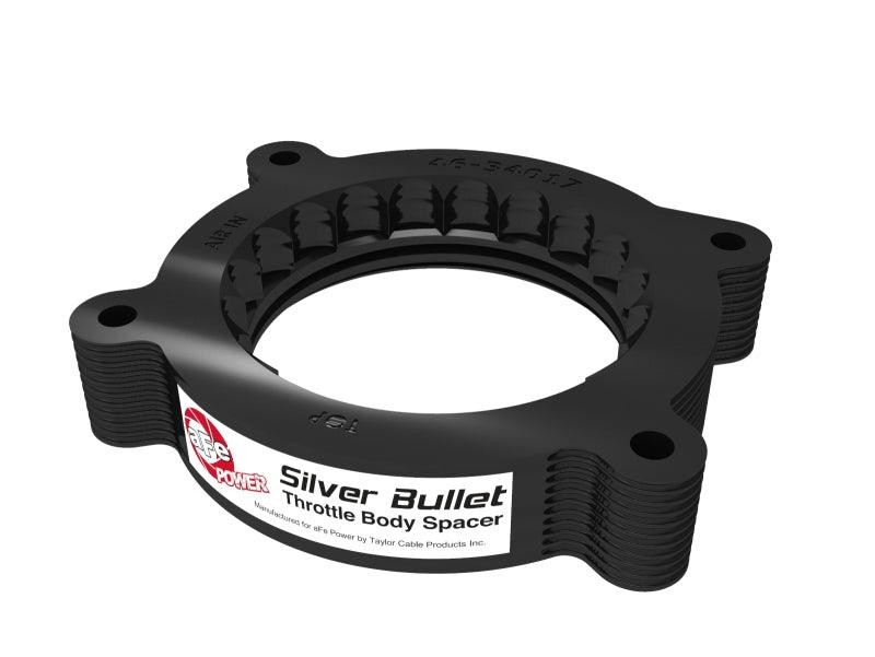 aFe 2020 Vette C8 Silver Bullet Aluminum Throttle Body Spacer / Works With Factory Intake Only - Blk - Torque Motorsport