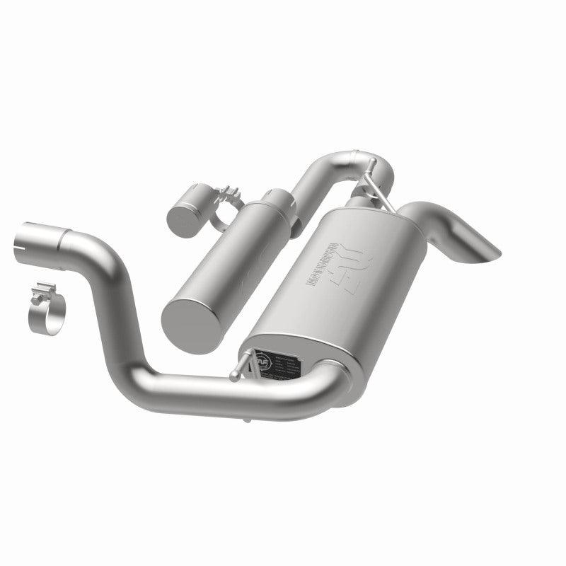 MagnaFlow 18-23 Jeep Wrangler JL 2.0L/3.6L Overland Series Axle-Back Exhaust - Torque Motorsport