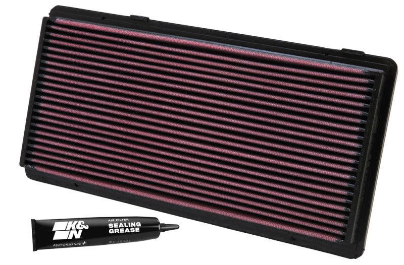 K&N 96-01 Jeep Cherokee 2.5L/4.0L Drop In Air Filter - Torque Motorsport