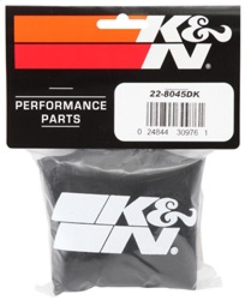 K&N 6in ID x 6inH Closed Top Black DryCharger Air Filter Wrap - Torque Motorsport