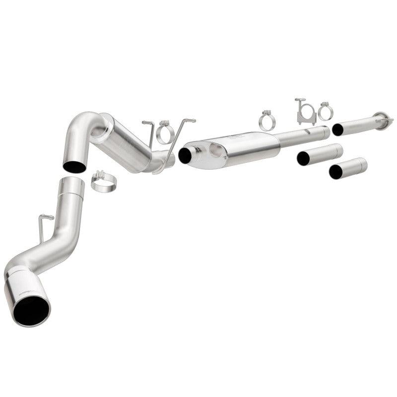 MagnaFlow Stainless Cat-Back Exhaust 2015 Chevy Silverado 2500HD 6.0L P/S Rear Exit 5in - Torque Motorsport