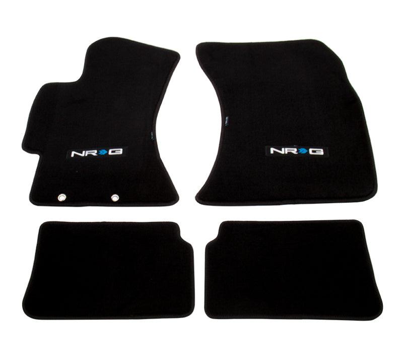 NRG Floor Mats - 2009-2011 Subaru Impreza WRX/STi (NRG Logo) - 4pc. - Torque Motorsport