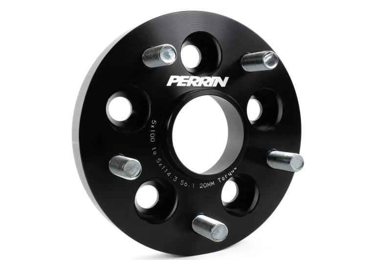 Perrin Wheel Adapter 20mm Bolt-On Type 5x100 to 5x114.3 w/ 56mm Hub (Set of 2) - Torque Motorsport