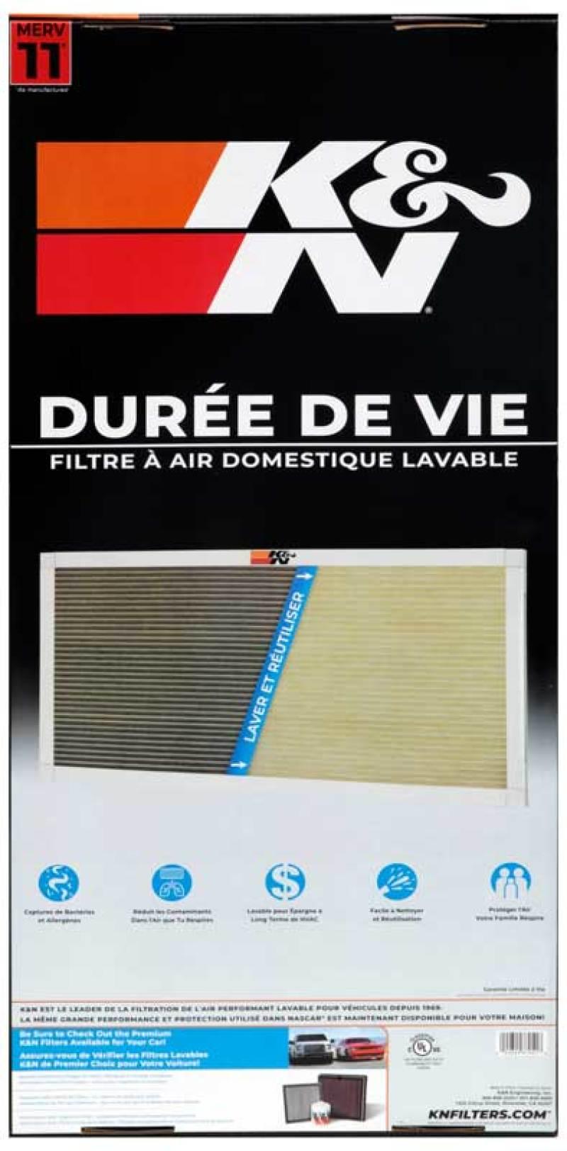 K&N HVAC Filter - 14 x 30 x 1 - Torque Motorsport