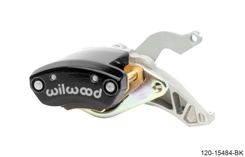 Wilwood Caliper - MC4 Mechanical Right Hand - Black 1.19in Piston 1.10in Rotor - Black - Torque Motorsport