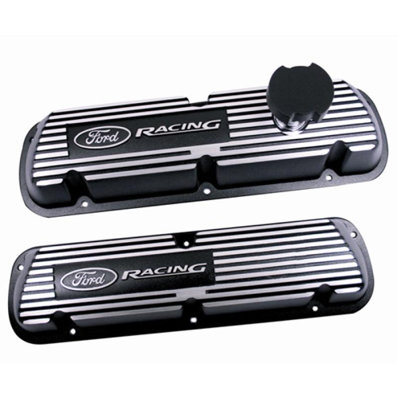 Ford Racing Black Satin Valve Covers Racing EFI - Torque Motorsport