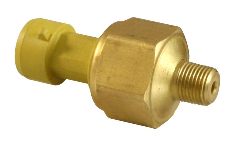 AEM 150 PSIg MAP Brass Sensor Kit (Includes 150 PSIg Brass Sensor & 12in Flying Lead Connector) - Torque Motorsport