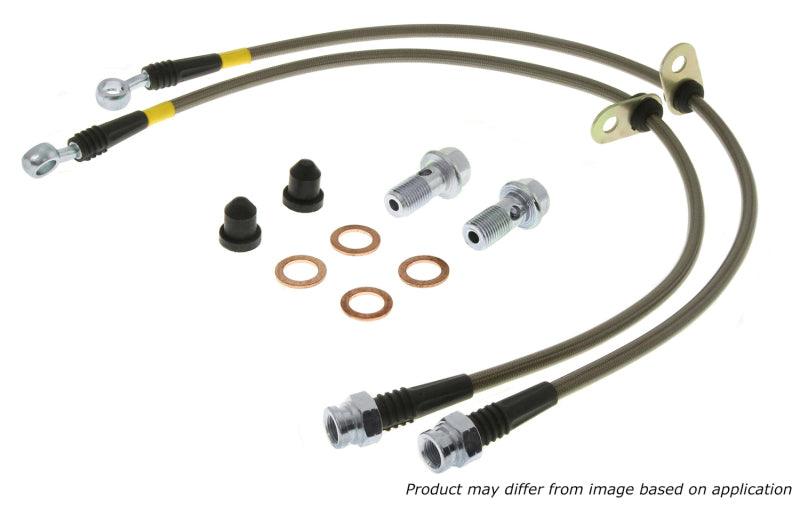 StopTech 2006-2014 Honda Ridgeline Stainless Steel Rear Brake Lines - Torque Motorsport