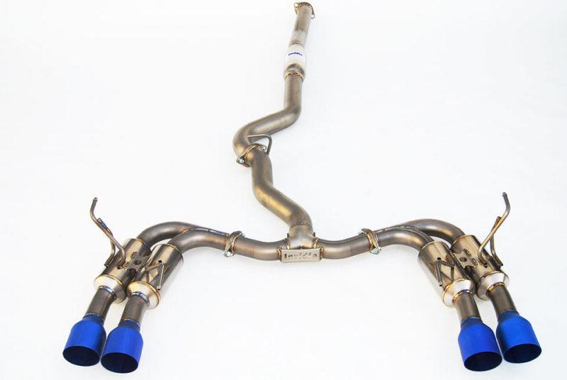 Invidia 2015+ WRX/STi Gemini 80mm Full Titanium Quad 101mm Tip Cat-Back Exhaust - Torque Motorsport