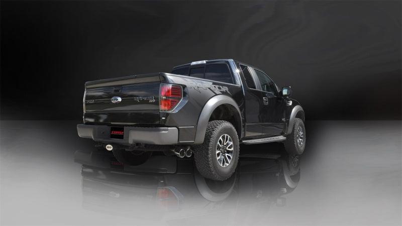 Corsa 11-14 Ford F-150 Raptor 6.2L V8 144in Wheelbase Xtreme Cat-Back Resonator Delete Kit Exhaust - Torque Motorsport