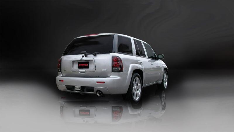 Corsa 06-08 Chevrolet Trailblazer SS 6.0L V8 Polished Sport Cat-Back Exhaust - Torque Motorsport