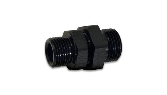 Vibrant -10AN to -8AN ORB Male to Male Union Adapter - Anodized Black - Torque Motorsport