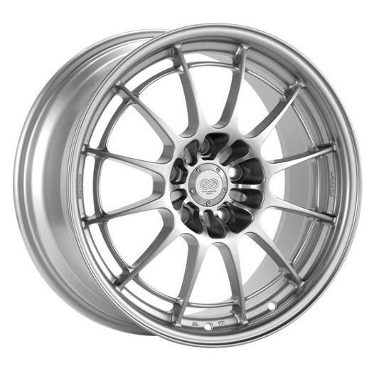 Enkei NT03+M 18x9.5 5x114.3 40mm Offset 72.6mm Bore Silver Wheel G35/350z - Torque Motorsport