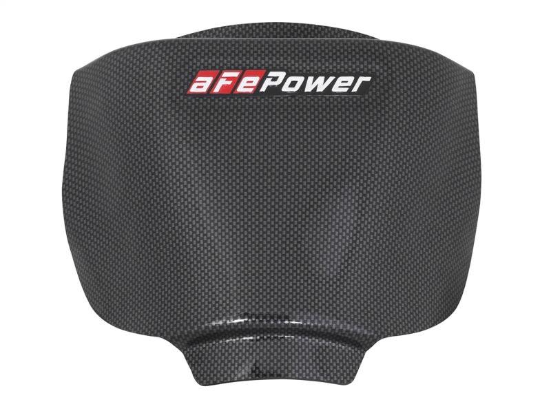 aFe MagnumFORCE Intake Rain Shield 15-16 Dodge Challenger SRT Hellcat 6.2L V8 (sc) - Carbon Finish - Torque Motorsport