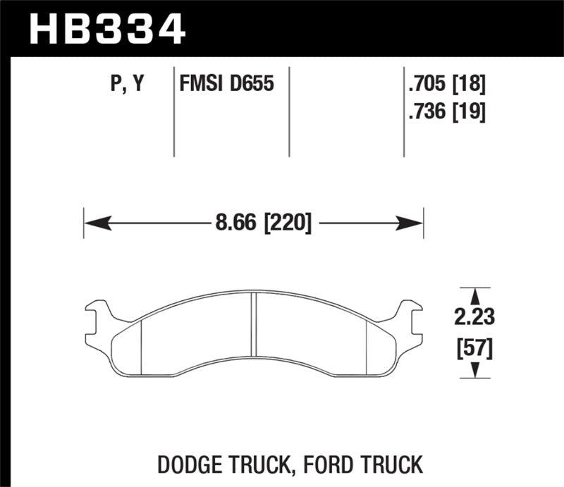 Hawk LTS Street Brake Pads - Torque Motorsport