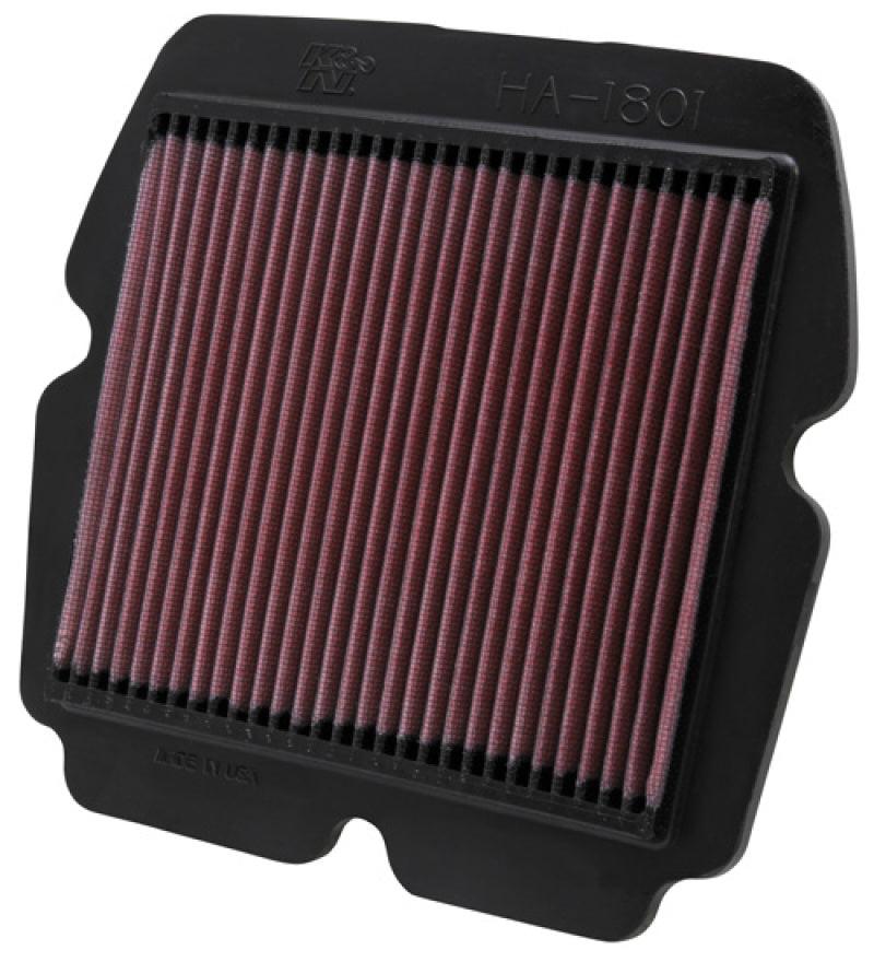 K&N 01-08 Honda GL1800 Gold Wing Replacement Air Filter - Torque Motorsport