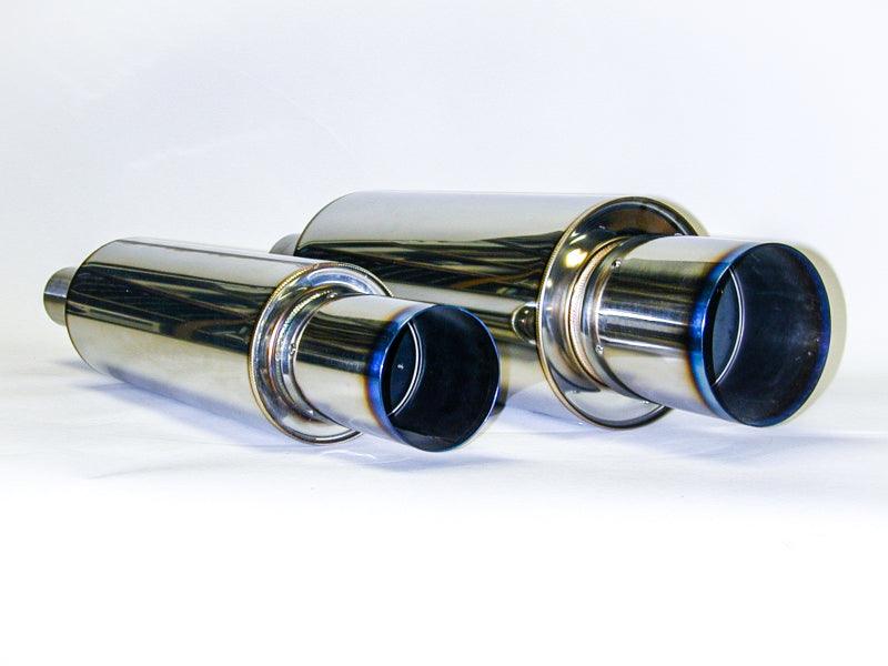 HKS Universal Stainless Hi Power 170mm Titanium Muffler - Torque Motorsport