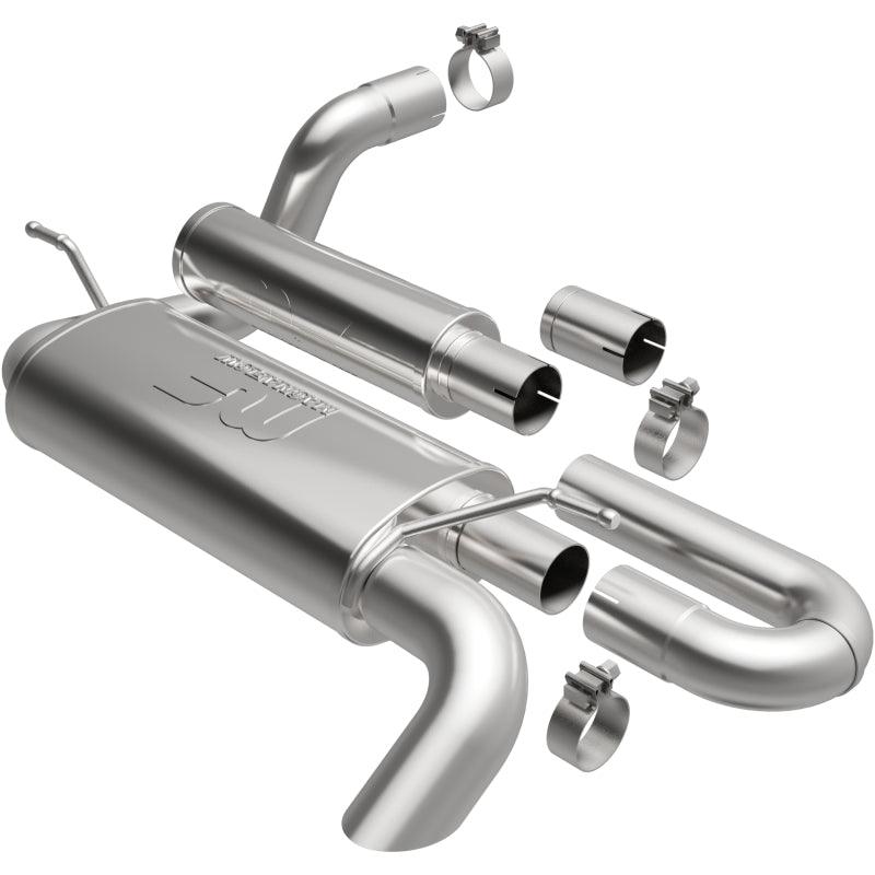 MagnaFlow 18-23 Jeep Wrangler JL 2.0L/3.6L Overland Series Axle-Back Exhaust - Torque Motorsport