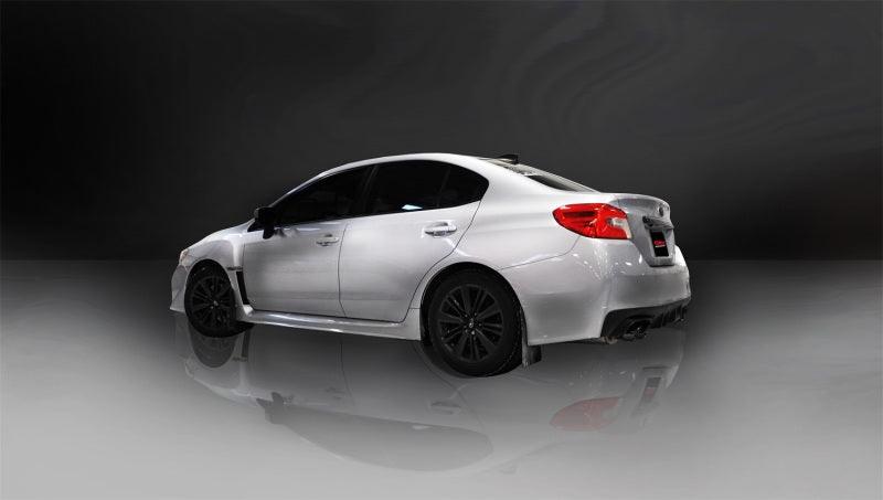 Corsa 2015 Subaru WRX Cat Back Exhaust, Black Quad 3.5in Tips *Sport* - Torque Motorsport