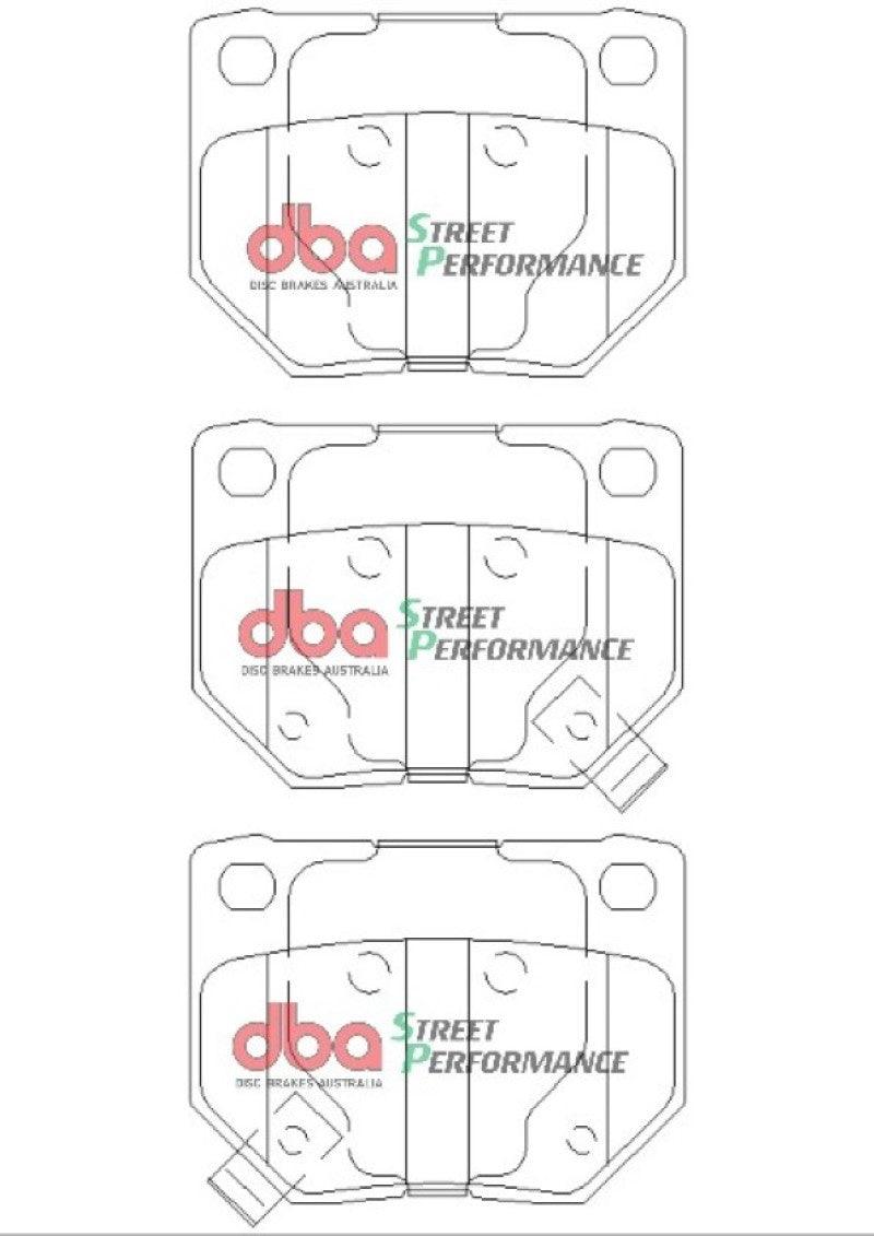 DBA 06-07 Subaru WRX SP500 Rear Brake Pads - Torque Motorsport