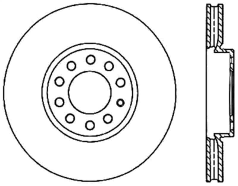 StopTech Slotted & Drilled Sport Brake Rotor - Torque Motorsport