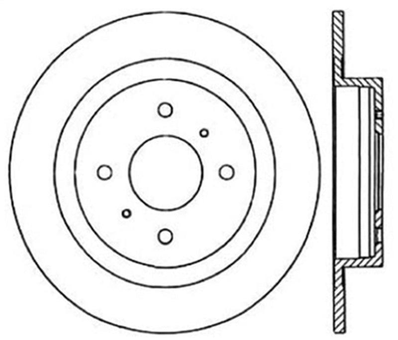 StopTech Slotted & Drilled Sport Brake Rotor - Torque Motorsport