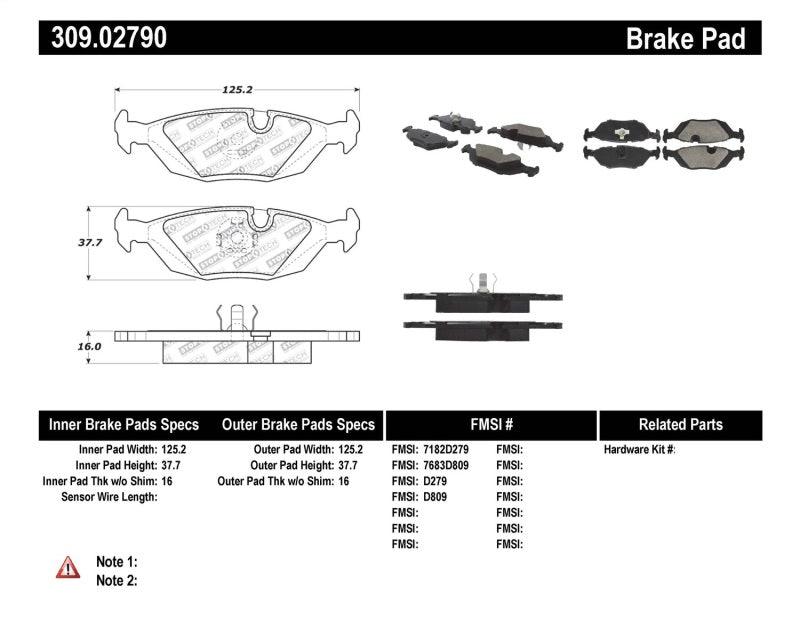 StopTech Performance Brake Pads - Torque Motorsport