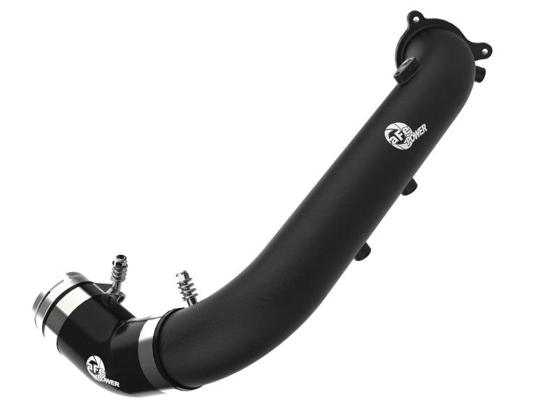 aFe BladeRunner Black 2-3/4in Aluminum Charge Pipe 2021 Toyota Supra GR (A90) I4-2.0L (t) B48 - Torque Motorsport