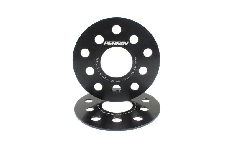 Perrin Subaru 5x114.3/5x100 3mm Slip-On Wheel Spacers - w/ 56mm Hubs (No Studs) - Torque Motorsport