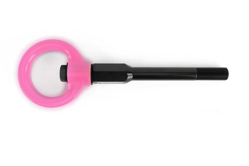 Perrin 02-07 Subaru WRX/STI Tow Hook Kit (Front) - Hyper Pink - Torque Motorsport