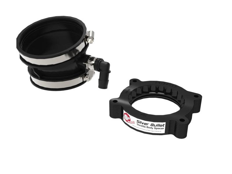 aFe 2020 Vette C8 Silver Bullet Aluminum Throttle Body Spacer / Works With Factory Intake Only - Blk - Torque Motorsport