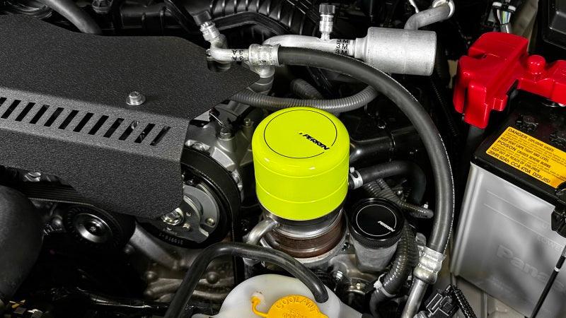 Perrin 2015+ Subaru WRX/STI Oil Filter Cover - Neon Yellow - Torque Motorsport