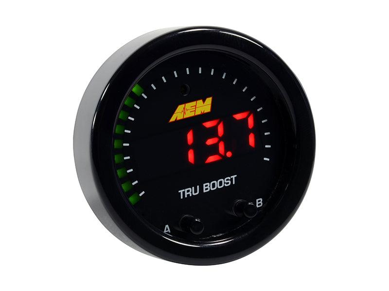 AEM X-Series Tru-Boost Controller Gauge w/ Boost Control Solenoid 80PSIg Internal MAP Sensor - Torque Motorsport