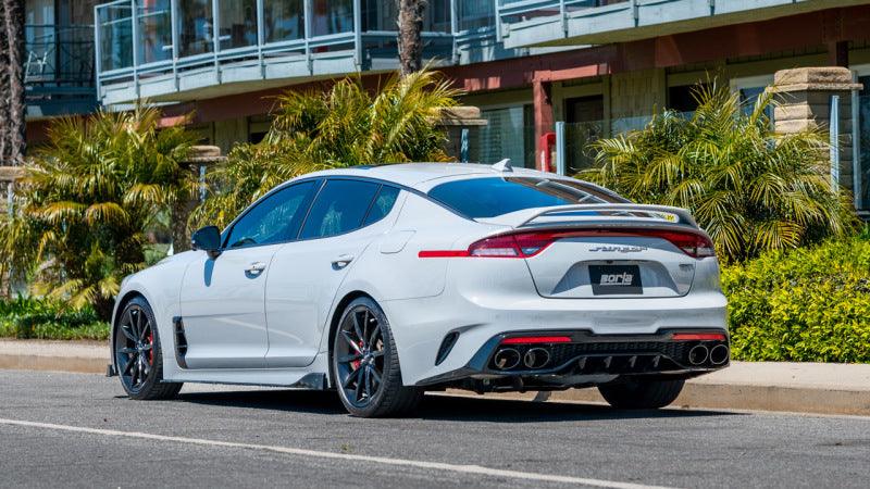 Borla 22-23 Kia Stinger 3.3L V6 Turbo 2.25in Pipe Dia Dual Split Rear Exit S-Type Cat-Back Exhaust - Torque Motorsport