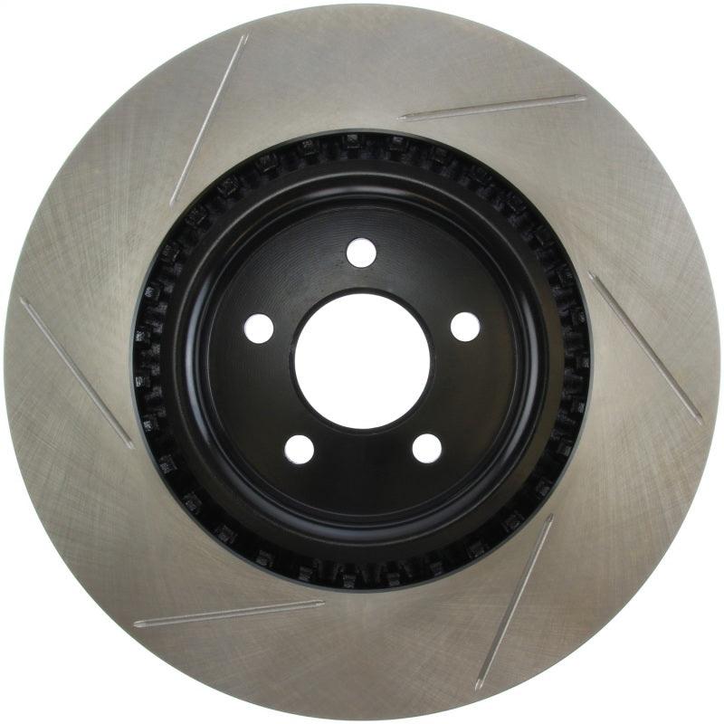 StopTech Power Slot 07-10 Ford Mustang Shelby Front Left Slotted Rotor - Torque Motorsport