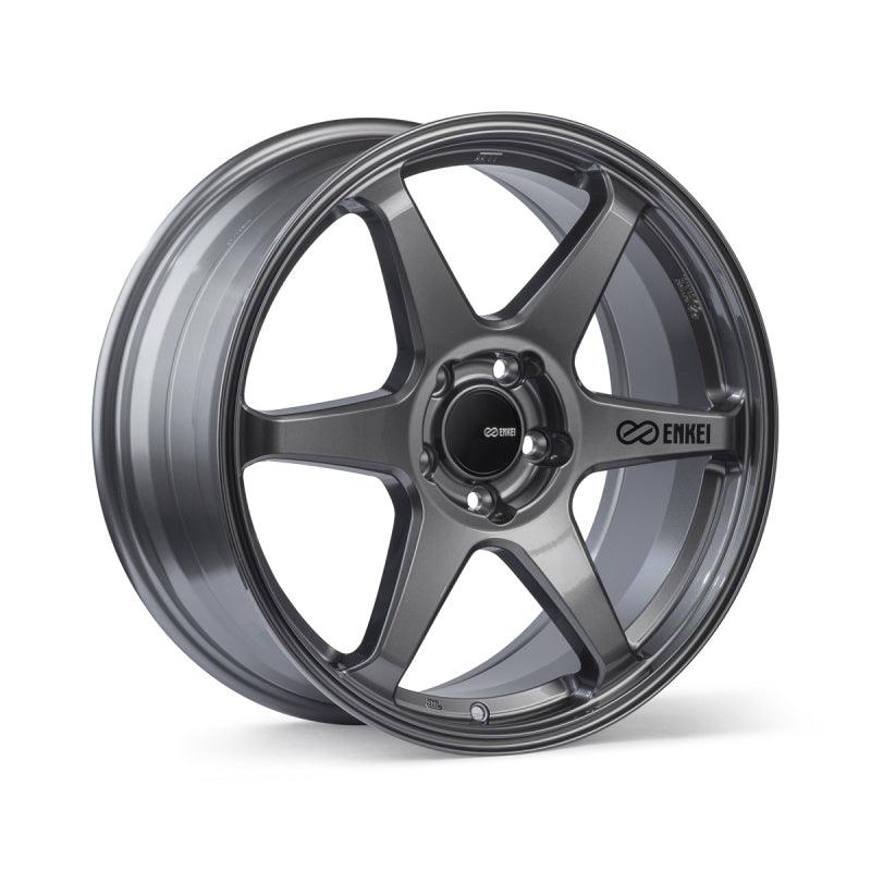 Enkei T6R 18x9.5 38mm Offset 5x114.3 Bolt Pattern 72.6 Bore Matte Gunmetal Wheel - Torque Motorsport