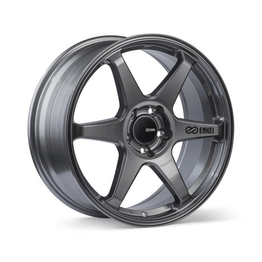 Enkei T6R 18x9.5 38mm Offset 5x114.3 Bolt Pattern 72.6 Bore Matte Gunmetal Wheel - Torque Motorsport