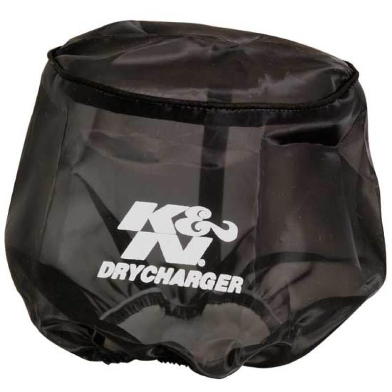 K&N Drycharger Round Tapered Black Filter Wrap - Torque Motorsport