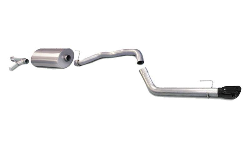 Corsa 08-13 Toyota Sequoia 5.7L V8 Touring Cat-Back Exhaust w/Black 4in Tip - Torque Motorsport