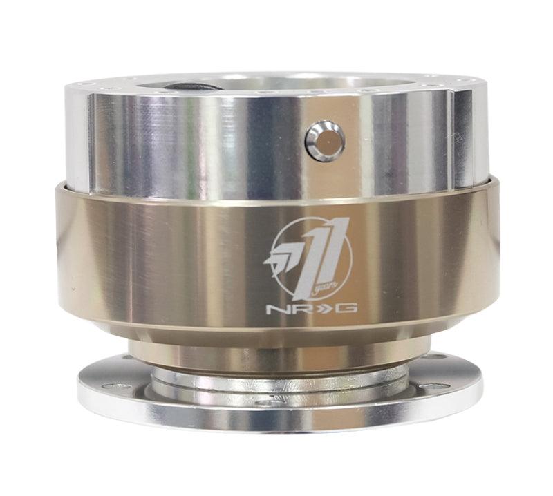 NRG Quick Release Gen 1.5 - Silver Body / Titanium Chrome Ring - Torque Motorsport