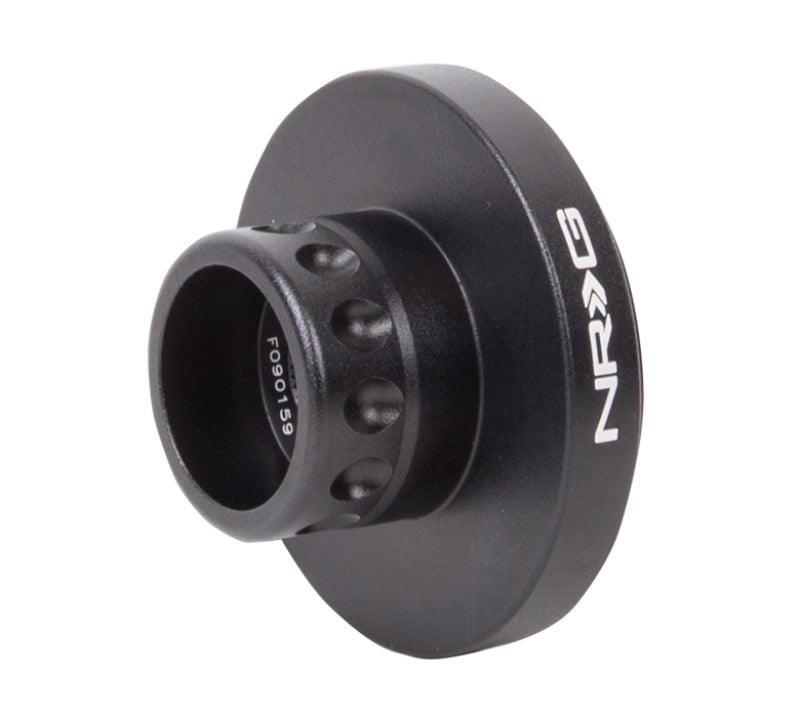 NRG Short Spline Adapter - Polaris RZR / Ranger (Secures w/OEM Lock Nut / Fits Quick Lock) - Black - Torque Motorsport