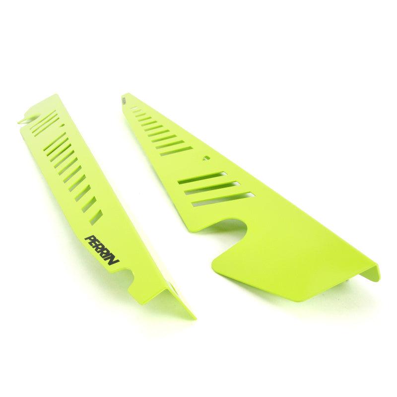 Perrin 2015+ Subaru WRX/STI Fender Shroud Set - Neon Yellow - Torque Motorsport