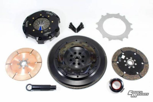 Clutch Masters 17-18 Honda Civic 1.5L Turbo (EX/Si) Race/Street Twin-Disc Clutch Kit w/Alum Flywheel - Torque Motorsport